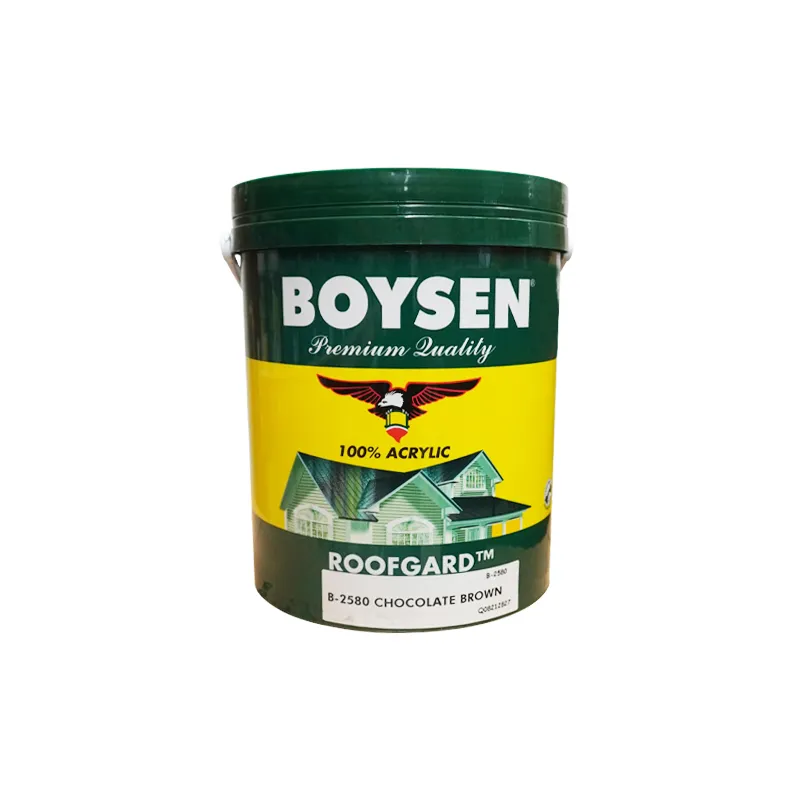 BOYSEN PAINT 2580 CHOCOLATE BROWN LATEX ROOFING